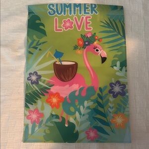 Summer Love Flamingo Poster